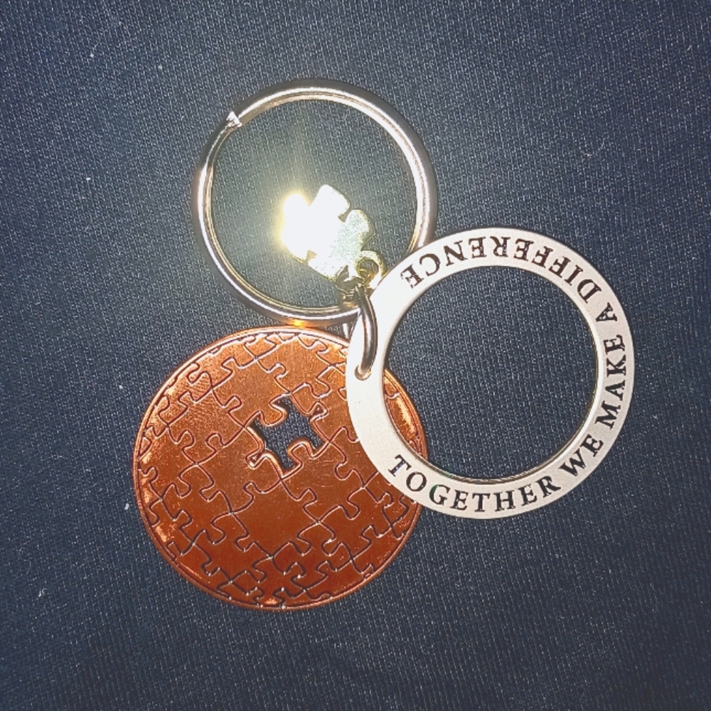 Silver key ring
